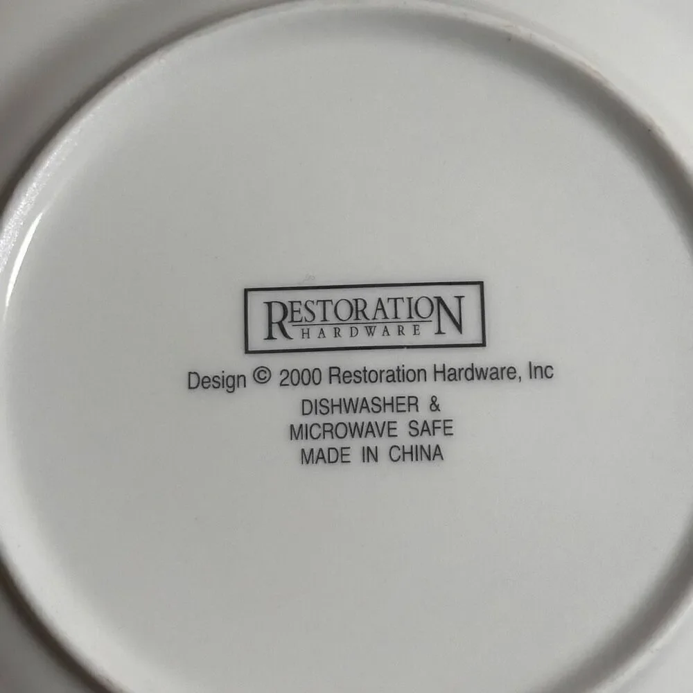 Set of 3 RESTORATION HARDWARE 7.5